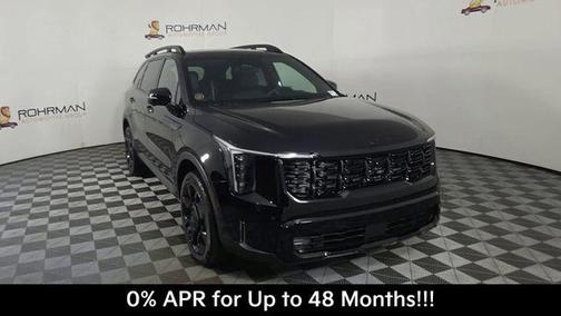 Ebony Black 2026 Kia Sorento X-Line SX Prestige