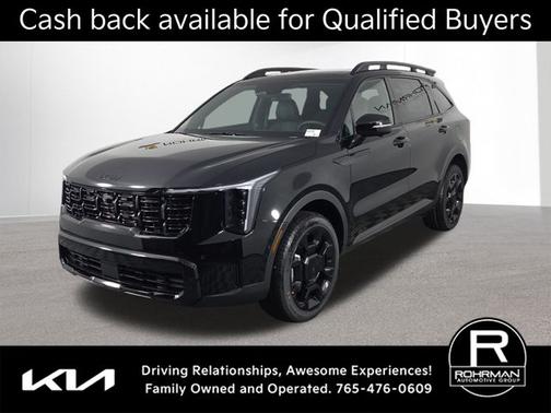 Ebony Black 2026 Kia Sorento X-Line SX Prestige