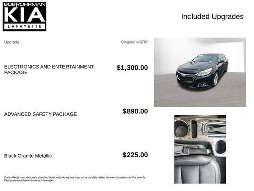 Black Granite Metallic 2015 Chevrolet Malibu 2LZ