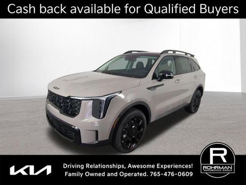 Brown 2026 Kia Sorento X-Line EX