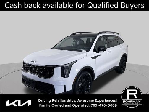 Glacial White Pearl 2026 Kia Sorento X-Line SX
