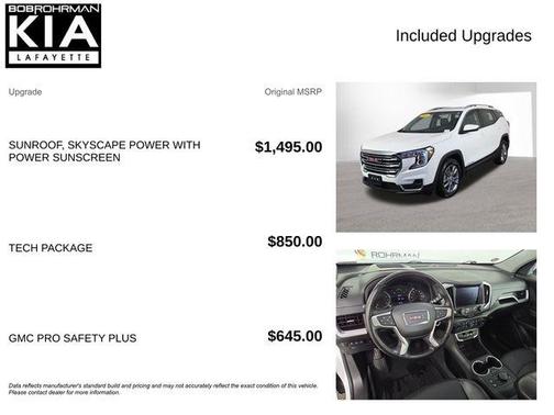 Summit White 2022 GMC Terrain SLT
