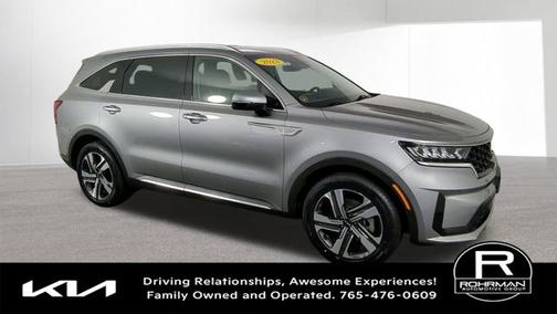 Steel Gray 2023 Kia Sorento Hybrid EX
