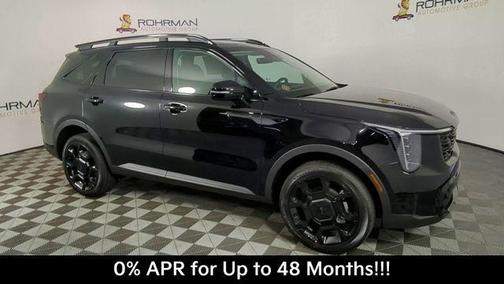 Ebony Black 2026 Kia Sorento X-Line EX