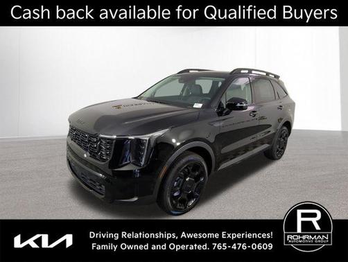 Ebony Black 2026 Kia Sorento X-Line EX