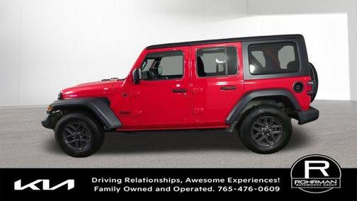 Firecracker Red Clearcoat 2024 Jeep Wrangler Sport