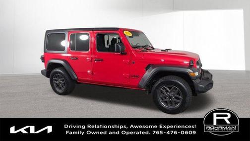 Firecracker Red Clearcoat 2024 Jeep Wrangler Sport