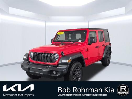 Firecracker Red Clearcoat 2024 Jeep Wrangler Sport S