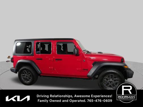 Firecracker Red Clearcoat 2024 Jeep Wrangler Sport S