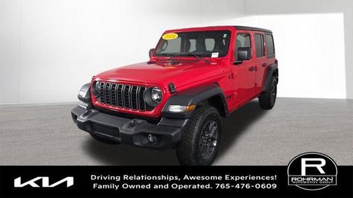 Firecracker Red Clearcoat 2024 Jeep Wrangler Sport