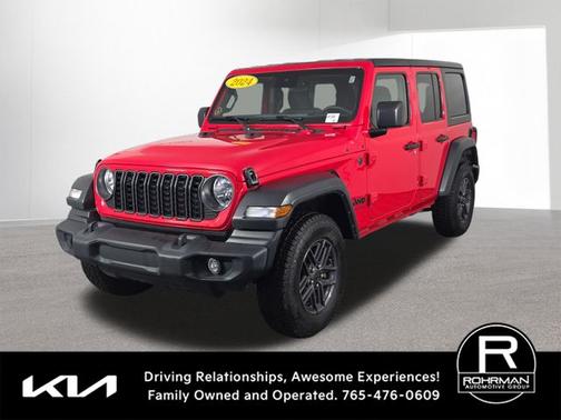 Firecracker Red Clearcoat 2024 Jeep Wrangler Sport S