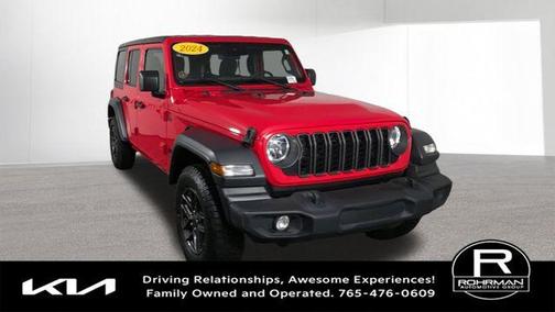 Firecracker Red Clearcoat 2024 Jeep Wrangler Sport