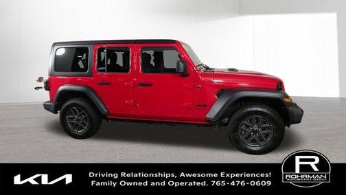 Firecracker Red Clearcoat 2024 Jeep Wrangler Sport