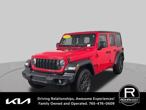 Firecracker Red Clearcoat 2024 Jeep Wrangler Sport S