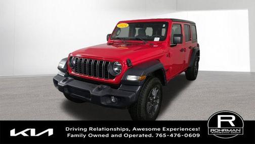 Firecracker Red Clearcoat 2024 Jeep Wrangler Sport