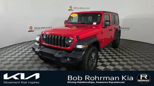 Firecracker Red Clearcoat 2024 Jeep Wrangler Sport S