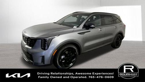 Steel Gray 2026 Kia Sorento Hybrid X-LINE SX PRESTIGE