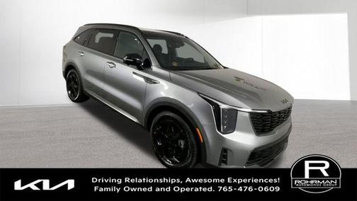 Steel Gray 2026 Kia Sorento Hybrid X-LINE SX PRESTIGE