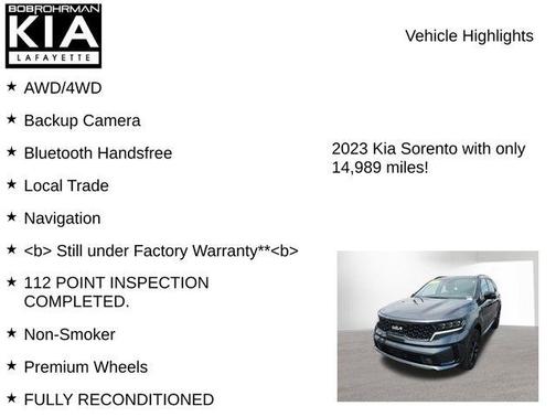Gravity Gray 2023 Kia Sorento SX