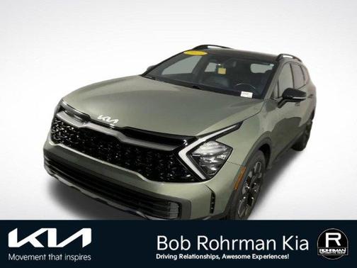 Jungle Green 2023 Kia Sportage X-Line