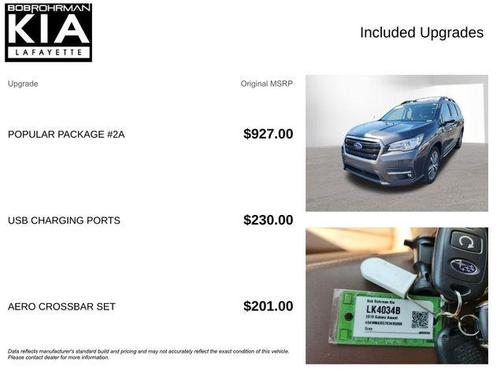Magnetite Gray Metallic 2019 Subaru Ascent Touring 7-Passenger