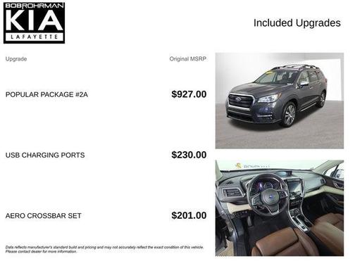 Magnetite Gray Metallic 2019 Subaru Ascent Touring 7-Passenger