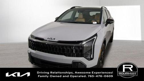 Wolf Gray 2026 Kia Sportage Hybrid X-Line