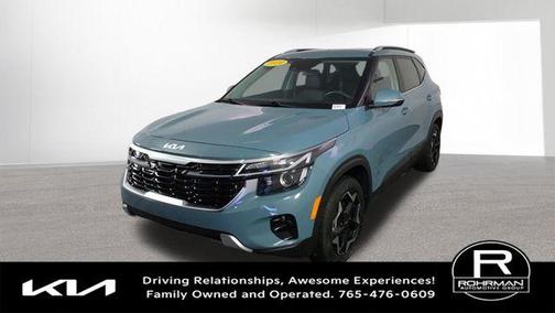 Blue 2024 Kia Seltos EX