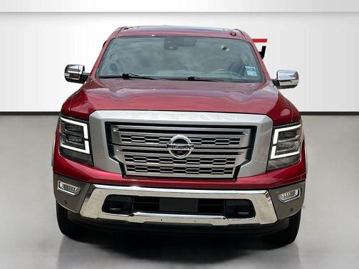 Cardinal Red Metallic 2021 Nissan Titan Platinum Reserve