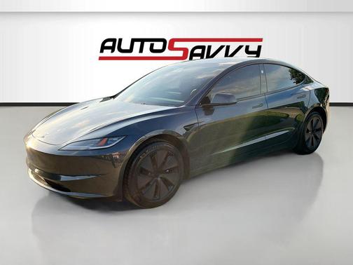Stealth Grey 2025 Tesla Model 3 Long Range