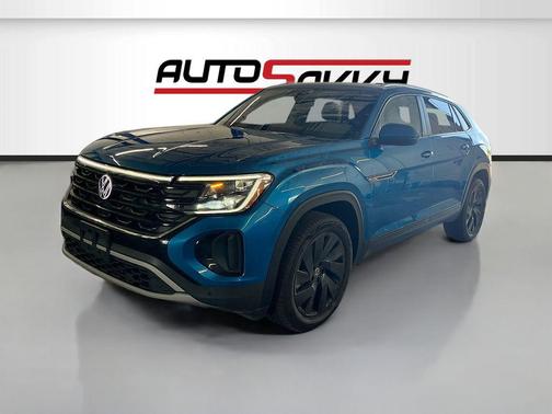 Blue Metallic 2024 Volkswagen Atlas Cross Sport 2.0T SE w/Technology