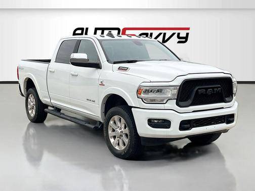 Bright White Clearcoat 2022 RAM 3500 Laramie Crew Cab 4x4 6'4' Box