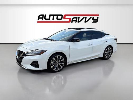 Pearl White Tricoat 2021 Nissan Maxima 3.5 Platinum