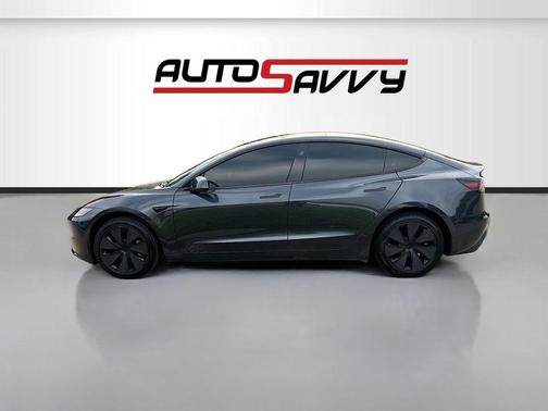 Stealth Grey 2025 Tesla Model 3 Long Range