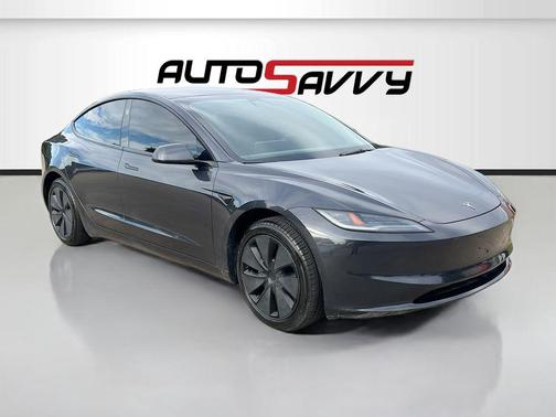 Stealth Grey 2025 Tesla Model 3 Long Range