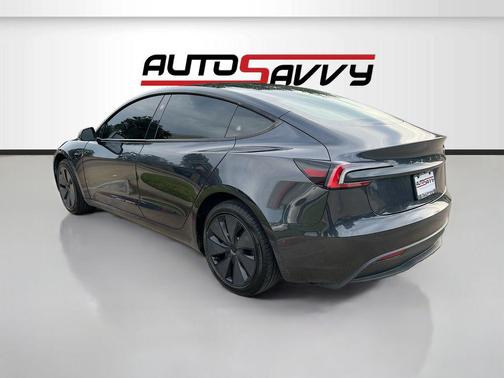 Stealth Grey 2025 Tesla Model 3 Long Range