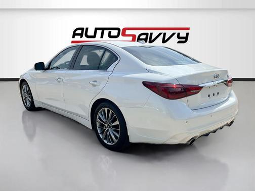 Majestic White 2024 INFINITI Q50 3.0t LUXE