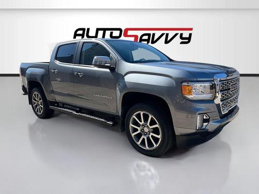 Satin Steel Metallic 2022 GMC Canyon Denali