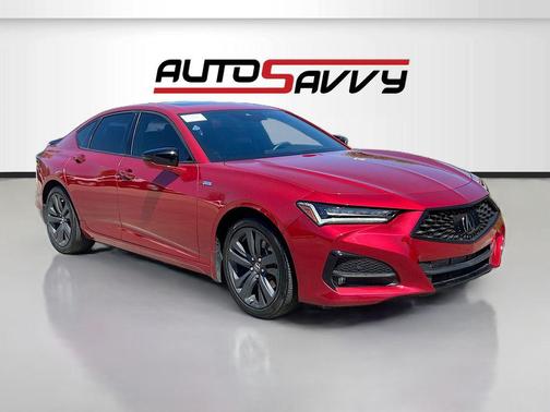 Performance Red Pearl 2023 Acura TLX A-Spec