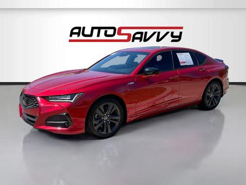 Performance Red Pearl 2023 Acura TLX A-Spec