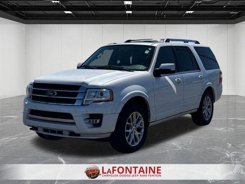 White Platinum Clearcoat Metallic 2017 Ford Expedition Limited