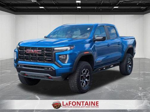 Blue 2023 GMC Canyon AT4X
