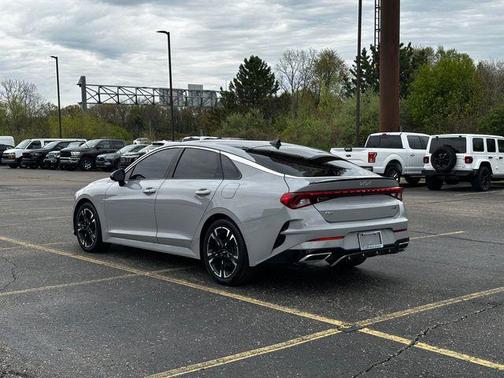 Gray 2022 Kia K5 GT-Line