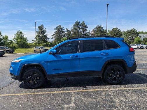 Hydro Blue Pearlcoat 2018 Jeep Cherokee Limited