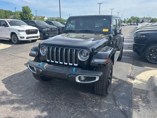 Black Clearcoat 2023 Jeep Wrangler 4xe Sahara