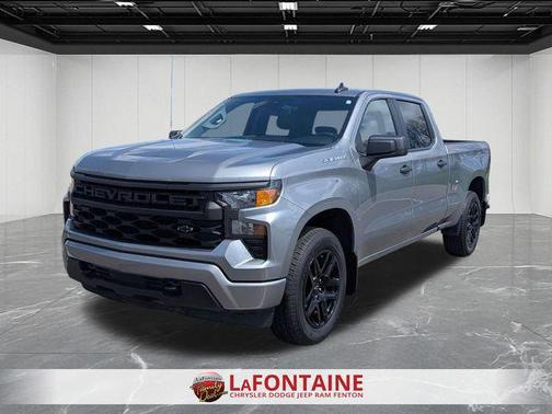 Sterling Gray Metallic 2024 Chevrolet Silverado 1500 Custom