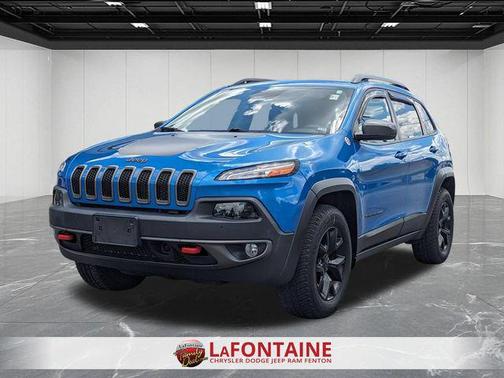 Blue Pearl 2017 Jeep Cherokee Trailhawk