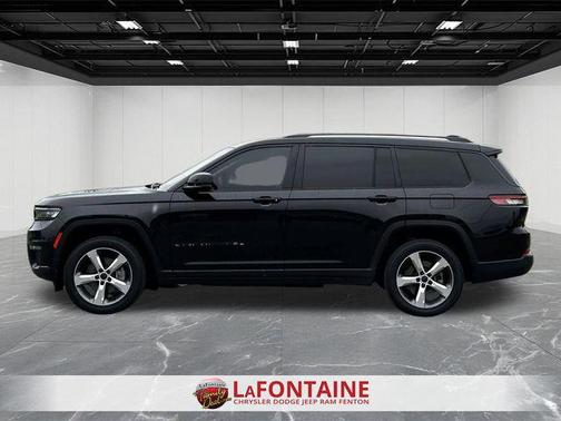 Diamond Black Crystal Pearlcoat 2021 Jeep Grand Cherokee L Limited