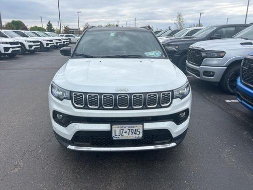Bright White Clearcoat 2025 Jeep Compass Limited
