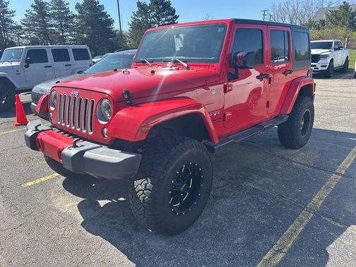 Firecracker Red Clearcoat 2016 Jeep Wrangler Unlimited Sahara